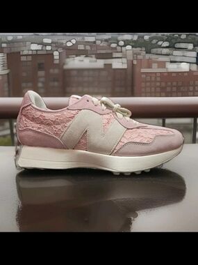 Women's New Balance 327 Lace Pack Rose/Sugar Pink Size 9.5